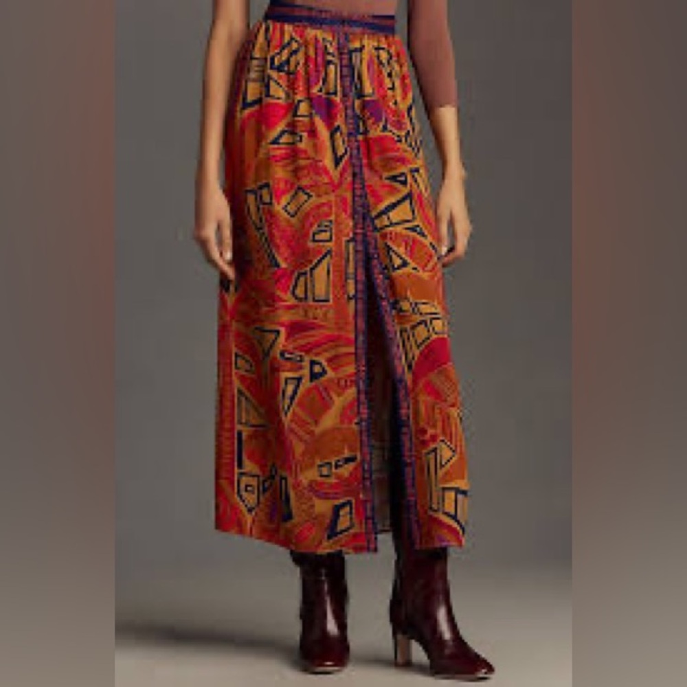 NWT Farm Rio Cool Tropical Maxi Skirt XXS‎ - Picture 2 of 11